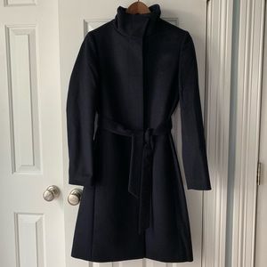 Uniqlo Cashmere-Blended Stand Collar Coat